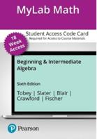 Mylab Math With Pearson Etext -- Access Card -- For Beginning & Intermediate Algebra (18-Weeks)