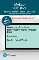 Mylab Stats With Pearson Etext 18 week Combo Access Card for Essentials of Statistics