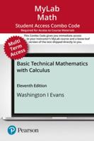Mylab Math With Pearson Etext 24 month Combo Access Card for Basic Technical Mathematics With Calculus