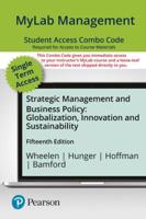 Mylab Management With Pearson Etext Combo Access Card for Strategic Management and Business Policy