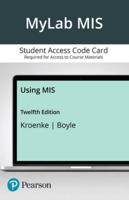 Mylab Mis With Pearson Etext Access Card for Using Mis
