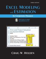 Excel Modeling and Estimation in Corporate Finance and Student CD Package