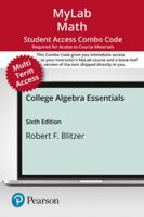 Mylab Math With Pearson Etext 24 month Combo Access Card for College Algebra Essentials