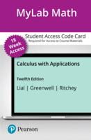 Mylab Math With Pearson Etext -- Access Card -- For Calculus With Applications (18-Weeks)