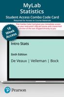 Mylab Statistics With Pearson Etext 18 week Combo Access Card for Intro Stats