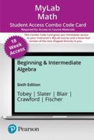 Mylab Math With Pearson Etext -- 18 Week Combo Access Card -- For Beginning & Intermediate Algebra
