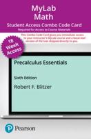 Mylab Math With Pearson Etext -- Combo Access Card -- For Precalculus Essentials -- 18 Weeks