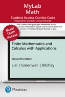 Mylab Math With Pearson Etext -- Combo Access Card -- For Finite Mathematics and Calculus With Applications (24 Months)