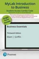 Mylab Biz With Pearson Etext -- Combo Access Card -- For Business Essentials
