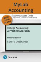 Mylab Accounting With Pearson Etext -- Access Card -- For College Accounting