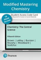 Modified Mastering Chemistry With Pearson Etext -- Access Card -- For Chemistry