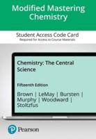 Modified Mastering Chemistry With Pearson Etext -- Combo Access Card -- For Chemistry