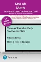 Mylab Math With Pearson Etext -- 18-Week Combo Access Card -- For Thomas' Calculus