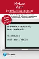 Mylab Math With Pearson Etext -- 24-Month Combo Access Card -- For Thomas' Calculus