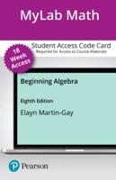 Mylab Math With Pearson Etext -- 18-Week Access Card -- For Beginning Algebra
