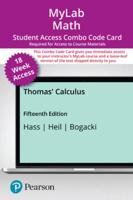 Mylab Math With Pearson Etext -- 18-Week Combo Access Card -- For Thomas' Calculus