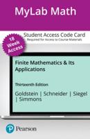 Mylab Math With Pearson Etext -- 18-Week Access Card -- For Finite Mathematics & Its Applications
