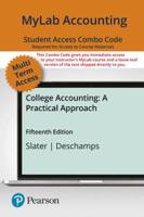 Mylab Accounting With Pearson Etext -- Combo Access Card -- For College Accounting
