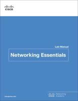 Instructor's Manual for Networking Essentials Lab Manual