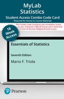 Mylab Statistics With Pearson Etext 18 Week Combo Access Card -- For Essentials of Statistics