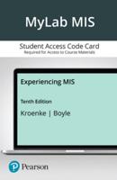 Mylab MIS With Pearson Etext -- Access Card -- For Experiencing MIS