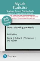 Mylab Statistics With Pearson Etext -- 24-Month Combo Access Card -- For STATS