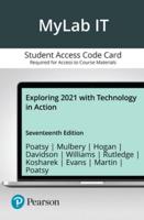 Mylab It With Pearson Etext -- Access Card -- For Exploring 2021 With Technology in Action 17E