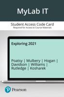 Mylab It With Pearson Etext -- Access Card -- For Exploring 2021