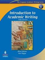 Introduction to Academic Writing With Criterion(SM) Publisher's Version