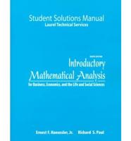 Student Solutions Manual With Visual Calculus 1998