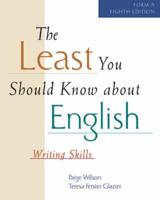 The Least You Should Know About English