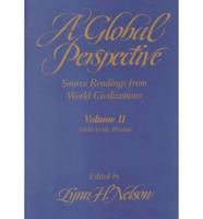 A Global Perspective Vol 2 1600 to the Present