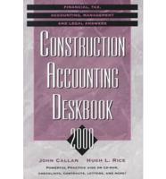 2000 Construction Accounting Deskbook