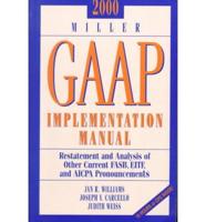 Miller Gaap Implementation Manual 2000