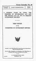 A Citizen's Guide on Using the Freedom of Information Act and the Privacy Act of 1974 to Request Government Records