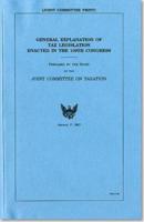 Blue Book: General Explanation of Tax Legislation Enacted in the 109th Congress