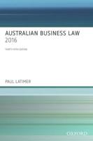 Australian Business Law 2016