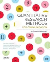 Quantitative Research Methods for Communication