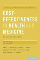 Cost Effectiveness in Health and Medicine