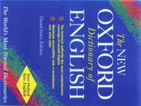 The New Shorter Oxford English Dictionary