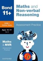Bond 11+: Bond 11+ CEM Maths & Non-Verbal Reasoning Assessment Papers 10-11+ Years