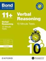 Bond 11+: Bond 11+ Verbal Reasoning 10 Minute Tests With Answer Support 8-9 Years