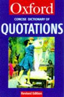 The Concise Oxford Dictionary of Quotations