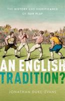 An English Tradition?