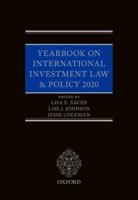 Yearbook on International Investment Law & Policy 2020