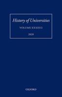 History of Universities. Volume XXIII/2