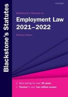 Blackstone's Statutes on Employment Law, 2021-2022