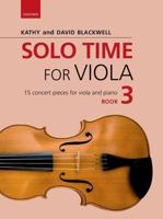 Solo Time for Viola. Book 3