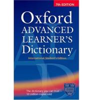 Oxford Advanced Learner's Dictionary, Seventh Edition: International Student's Edition