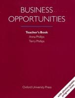 Business Opportunities. Teacher's Book